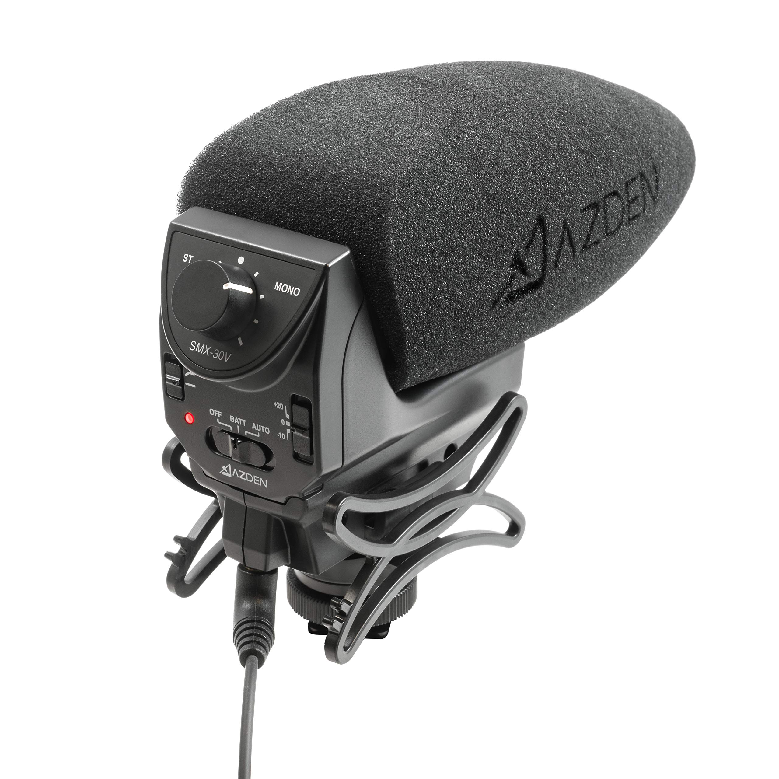 Amazon.com : AZDEN SMX-30V Stereo/Mono Mixable Video Microphone