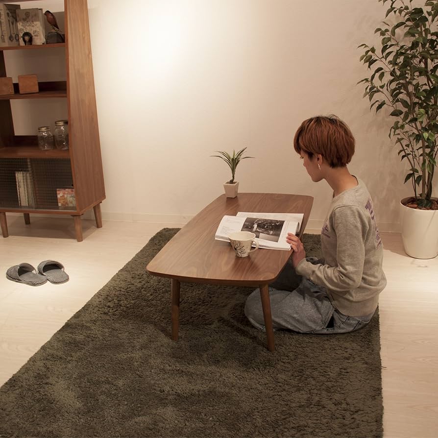 Amazon｜AZUMAYA トムテ(Tomte) 折れ脚テーブル TAC-229WAL TAC-229WAL