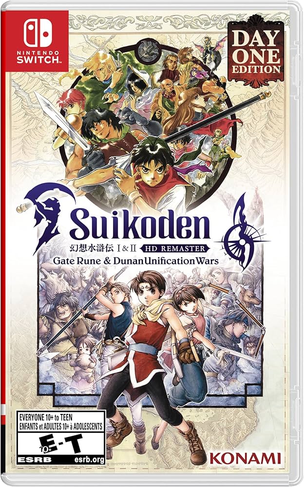 Amazon.com: Suikoden I & II HD Remastered Nintendo Switch : Konami