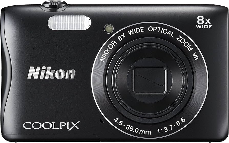 Amazon.com : Nikon Digital Camera COOLPIX S3700 Black Optical 8X