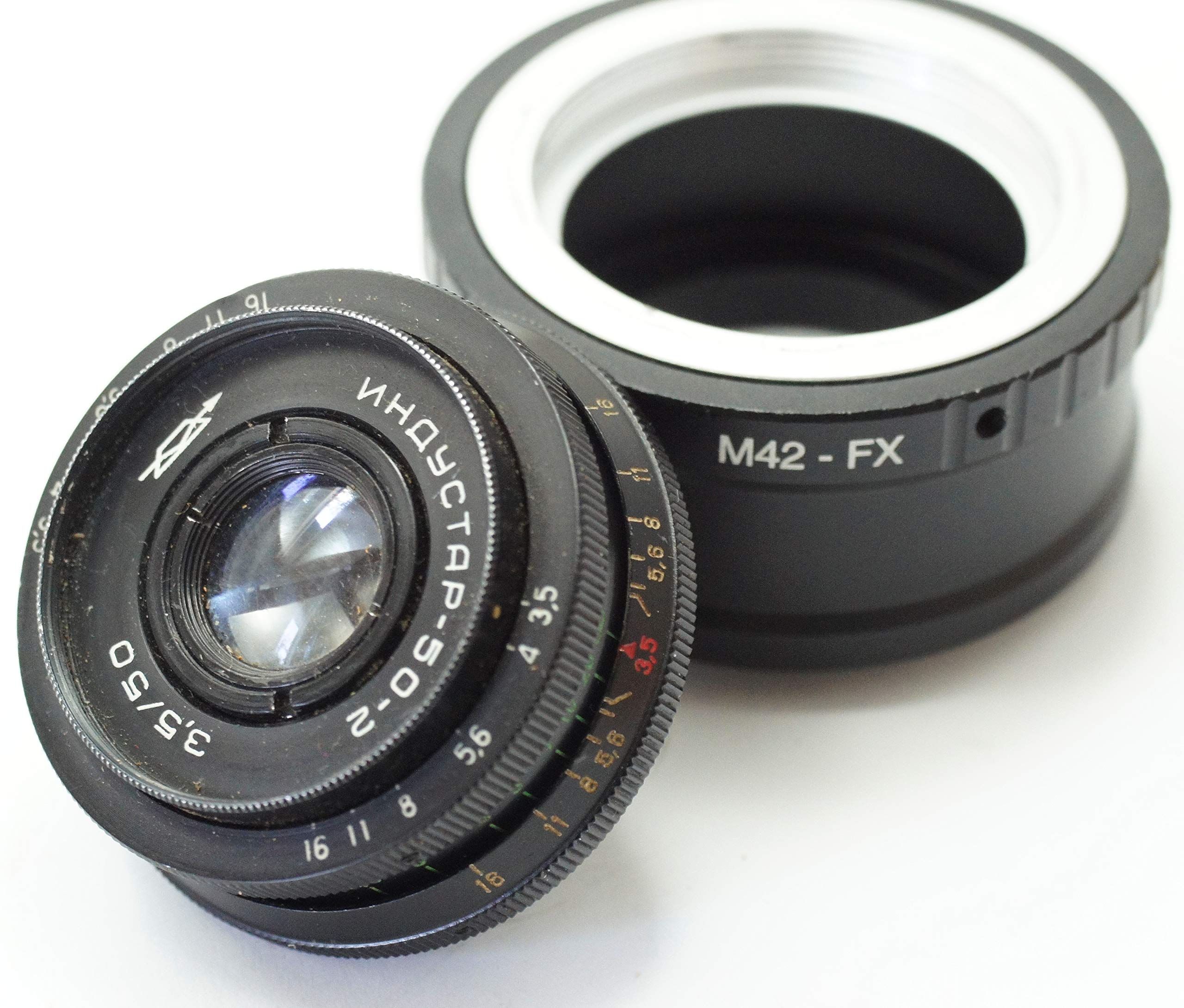 Amazon.com : Industar 50-2 50/3.5 50mm Black Russia USSR Soviet