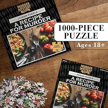 Puzzle - Recipe For Murder 1000 Pc, Jigsaw Puzzles - Amazon Canada