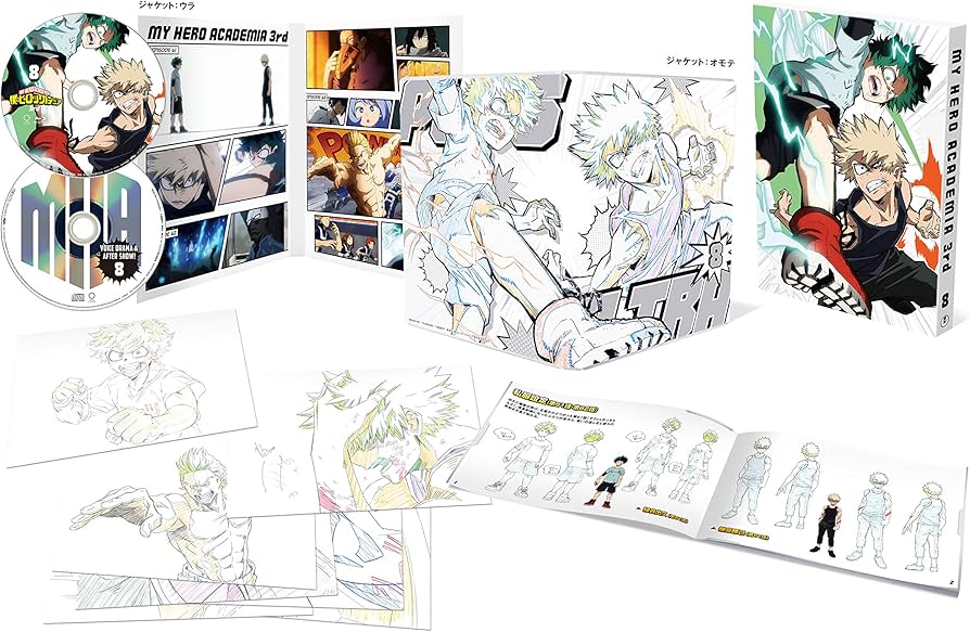 Amazon.co.jp: 僕のヒーローアカデミア 3rd Vol.8 DVD (初回生産限定版