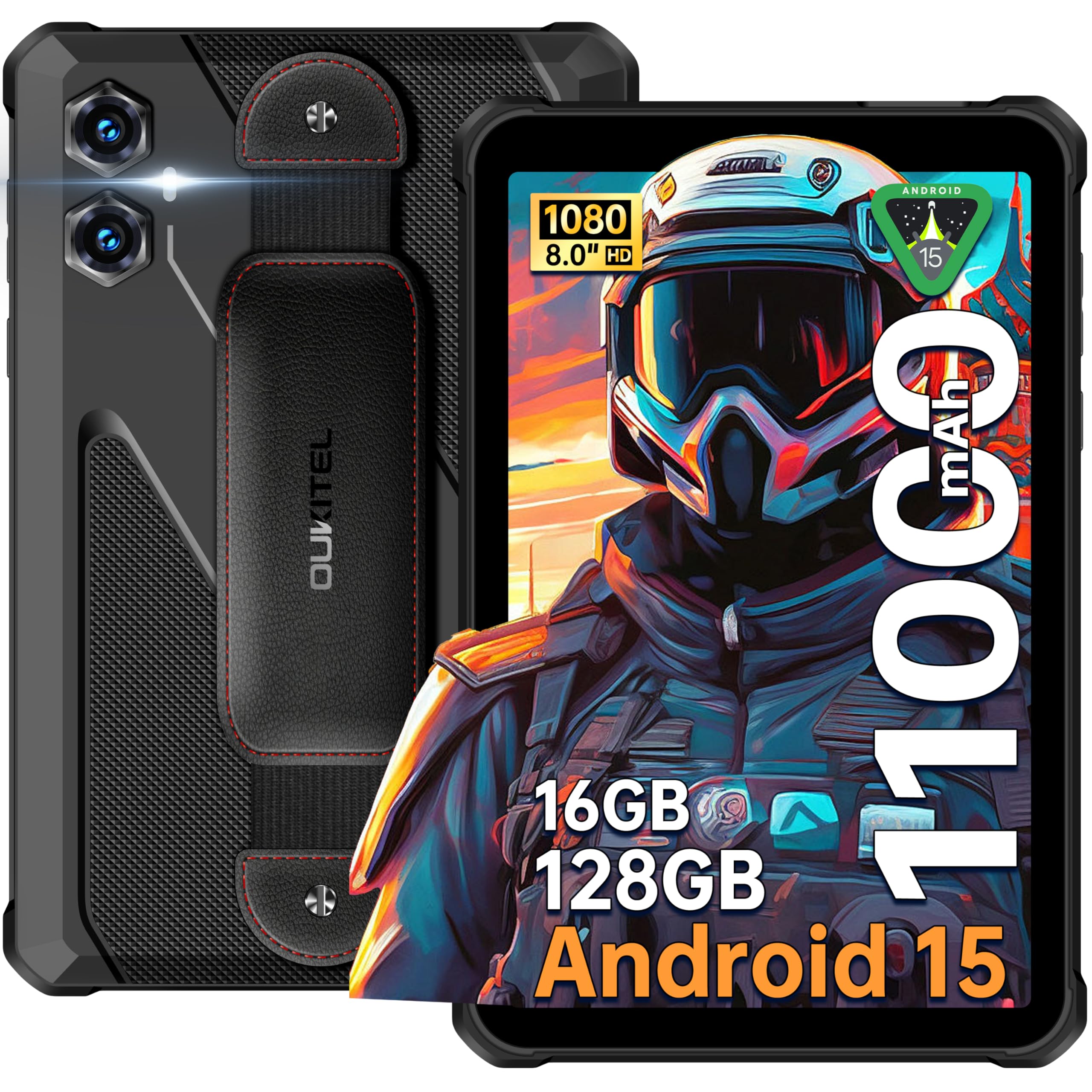Amazon.com: OUKITEL RT3 Plus Rugged Android 15 Tablet, 16GB+128GB