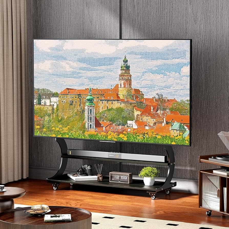 Amazon.co.jp: BeishiTenwaymili 大型テレビスタンド キャスター付き