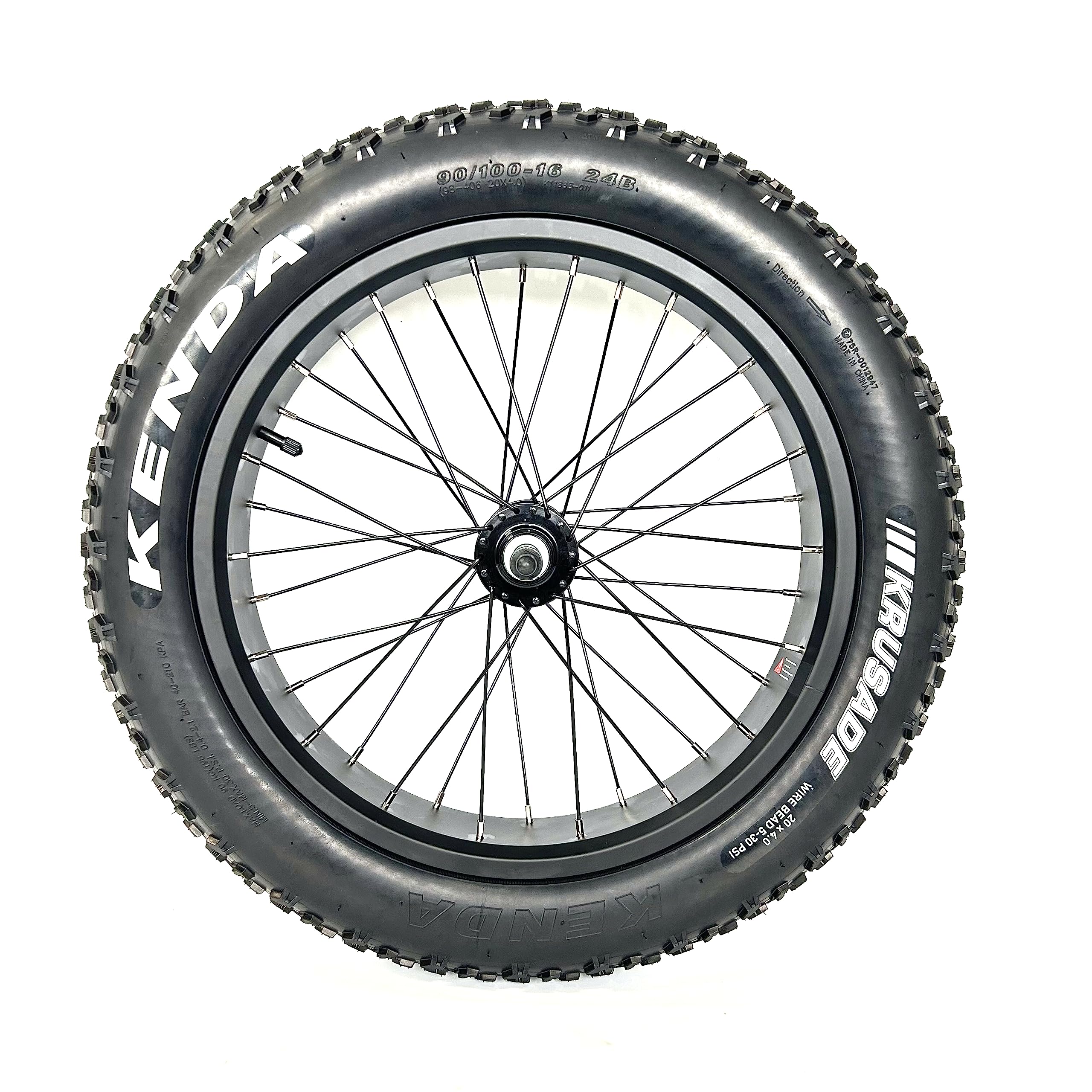 Amazon | 20インチ x 4.0 ファットバイク リアホイールアセンブリ