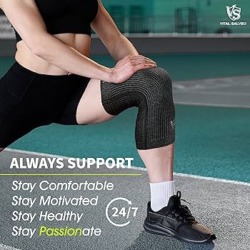 Amazon.com: Vital Salveo-Compression Recovery Knee Sleeve/Brace S