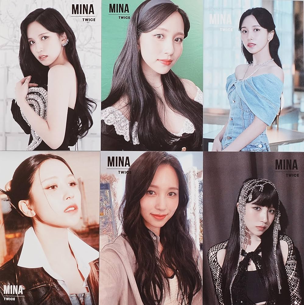 Amazon.co.jp: TWICE トゥワイス MINA ミナ ポストカード セット