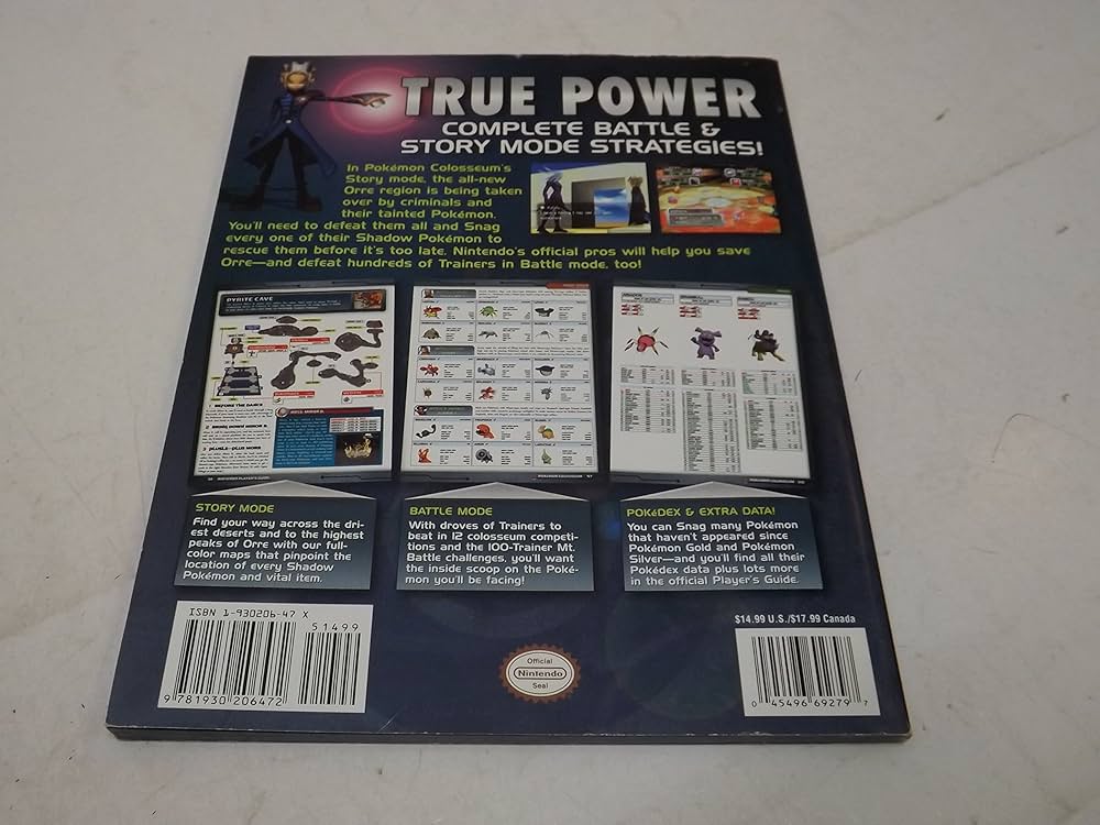 Official Nintendo Pokemon Colosseum Player's Guide: Power