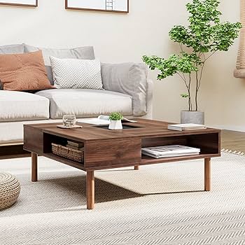 Amazon.co.jp: WAMPATローテーブル センターテーブル 正方形 木制