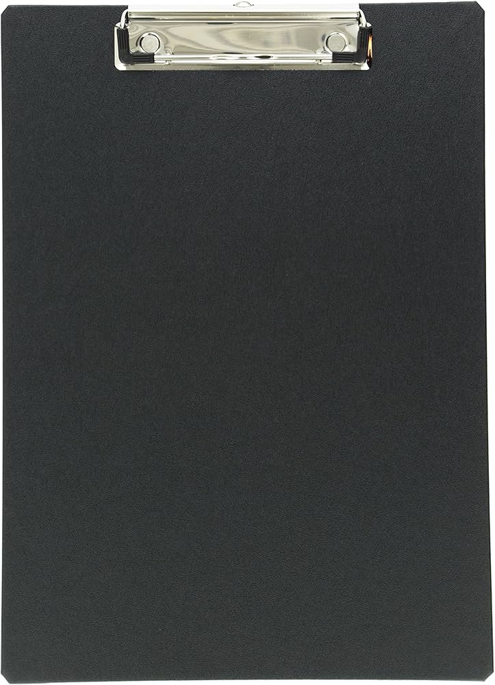 Amazon | ナカバヤシ クリップボード A4 E型 バインダー ブラック QB
