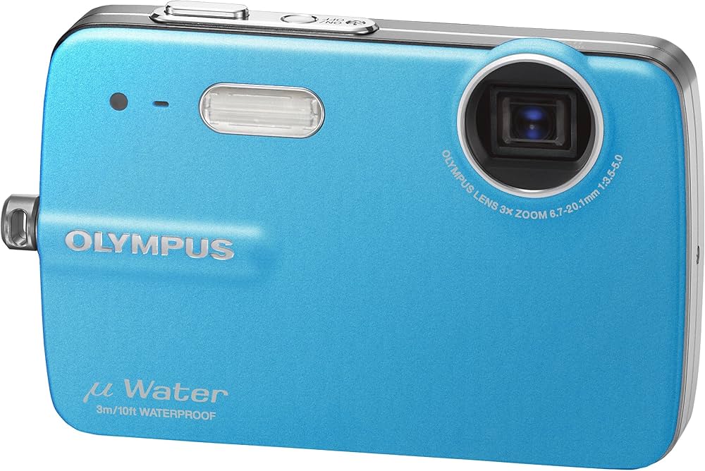 Amazon | OLYMPUS 防水デジタルカメラ μ-550WP ブルー | コンパクト 通販