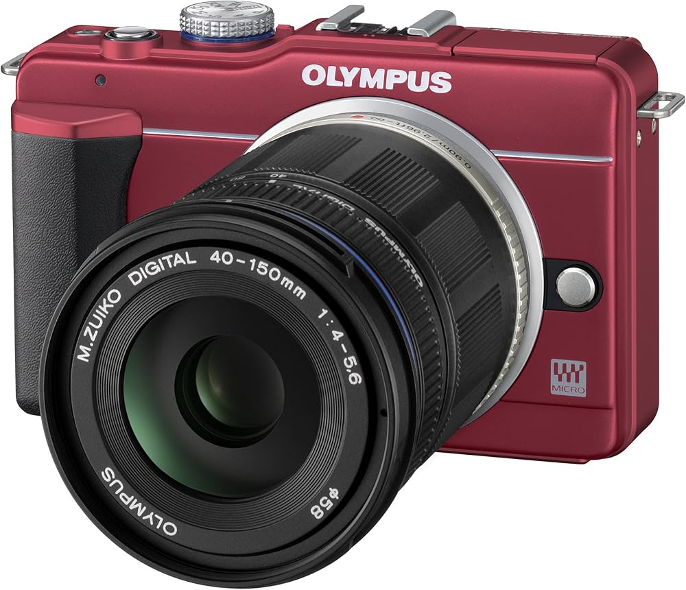 Amazon | OLYMPUS ミラーレス一眼 E-PL1s ダブルズームキット レッド E
