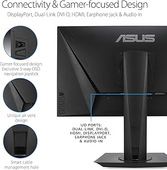Amazon.co.jp: Asus VG258QR 24.5” Gaming Monitor 165Hz Full HD