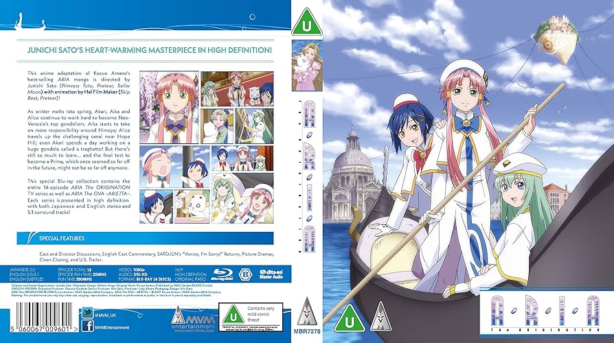 Amazon.com: Aria the Origination S3 + OVA Collection [Blu-ray