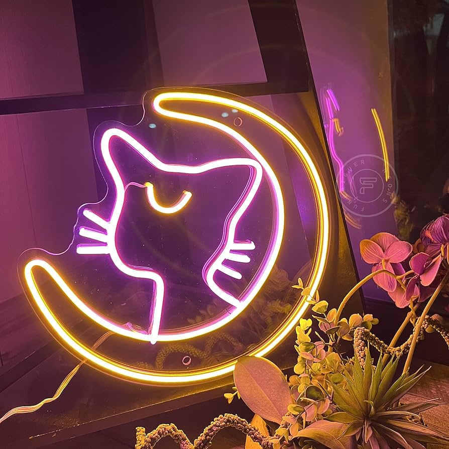 Amazon.co.jp: FUNERIGUER セーラームーン ルナ ネオンサイン 調光機能