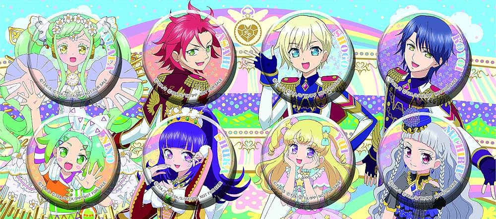 プリパラ 夢オールスターライフ ゴージャスパック 缶バッジ