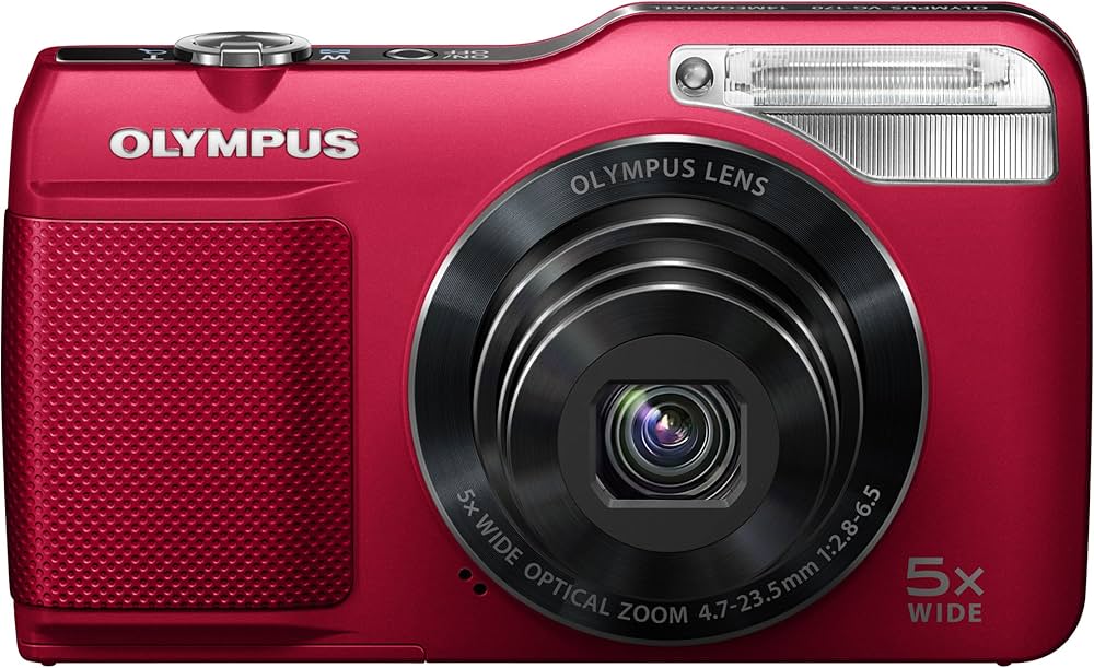 Amazon | OLYMPUS デジタルカメラ VG-170 レッド 1400万画素 光学5倍