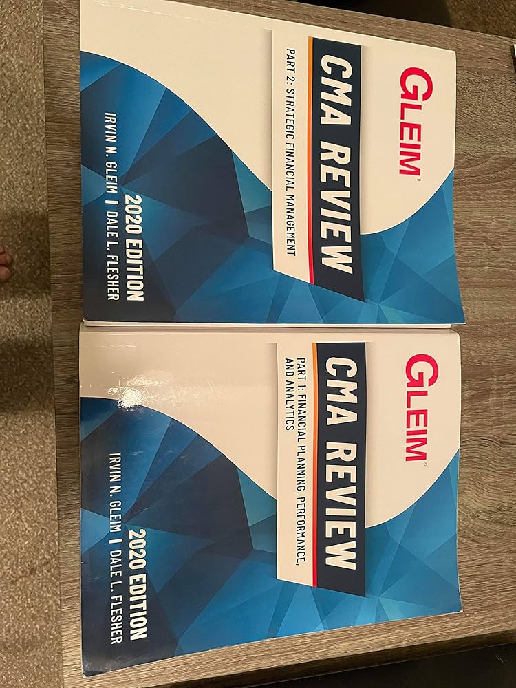 Gleim CMA Review Part 1 & 2 2020 Edition: Irvin N. Gleim, Dale L