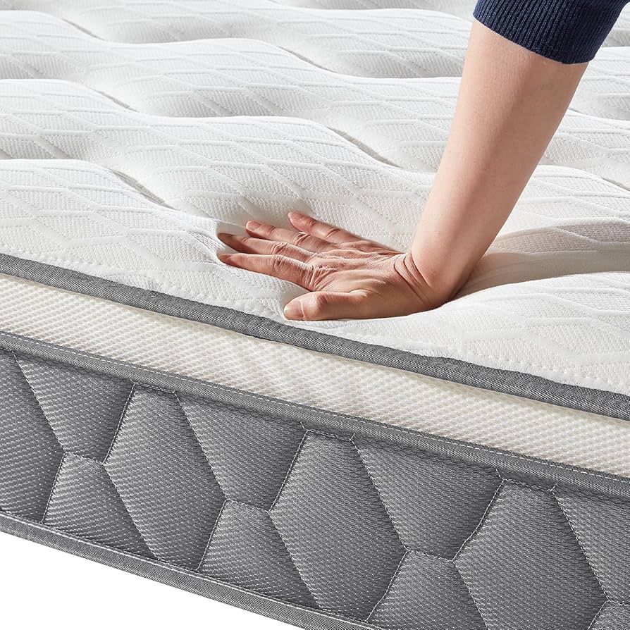 Amazon.co.jp: NineLan マットレス ダブル 極厚26cm ピロートップ 独立