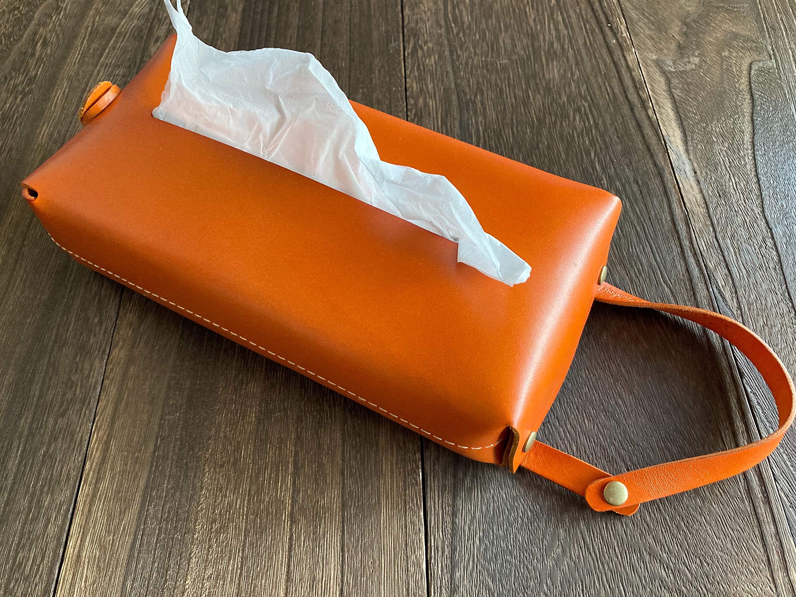 Amazon | Roost Outdoors 【本革で製作】 本革 レザーティッシュケース