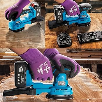 Amazon | YOIbuy PRO 充電式 125mm ランダムサンダー 1台3役