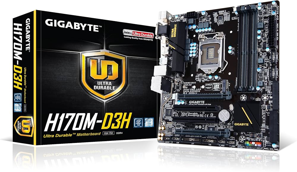 Amazon | GIGABYTE Intel H170チップセット搭載 MicroATX マザーボード