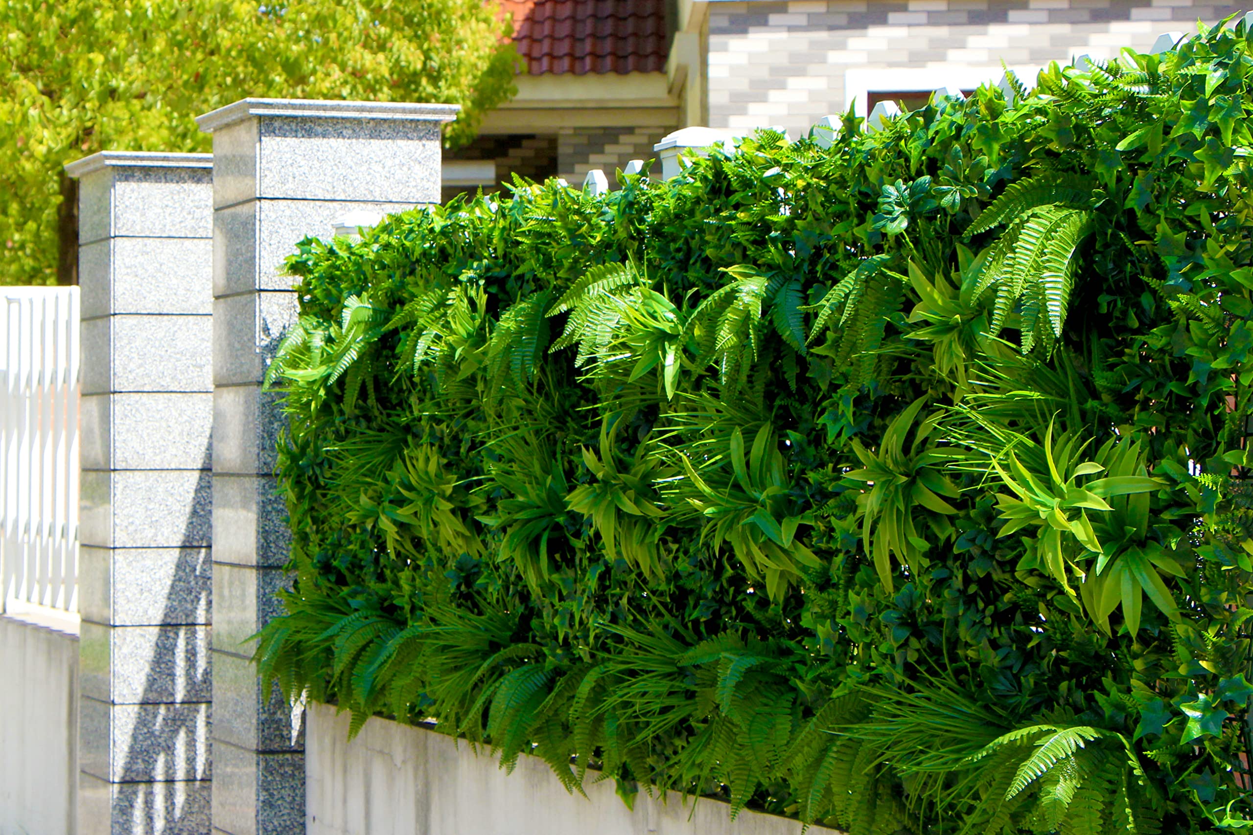 Amazon｜ULAND 1x1M/枚 人工植物のマット ウォールグリーン フェイク