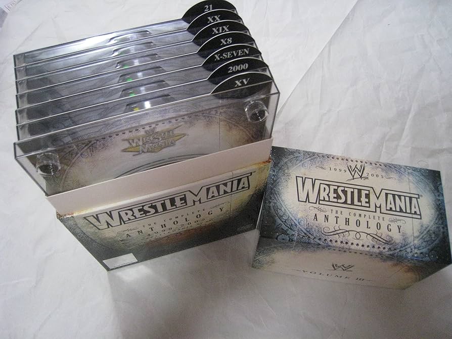 Amazon.co.jp: WWE レッスルマニア・アンソロジーBOX3 XV-XXI (3000