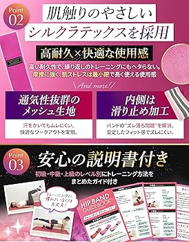 Amazon.co.jp: 【インフルエンサー愛用x選べる強度】 ヒップバンド