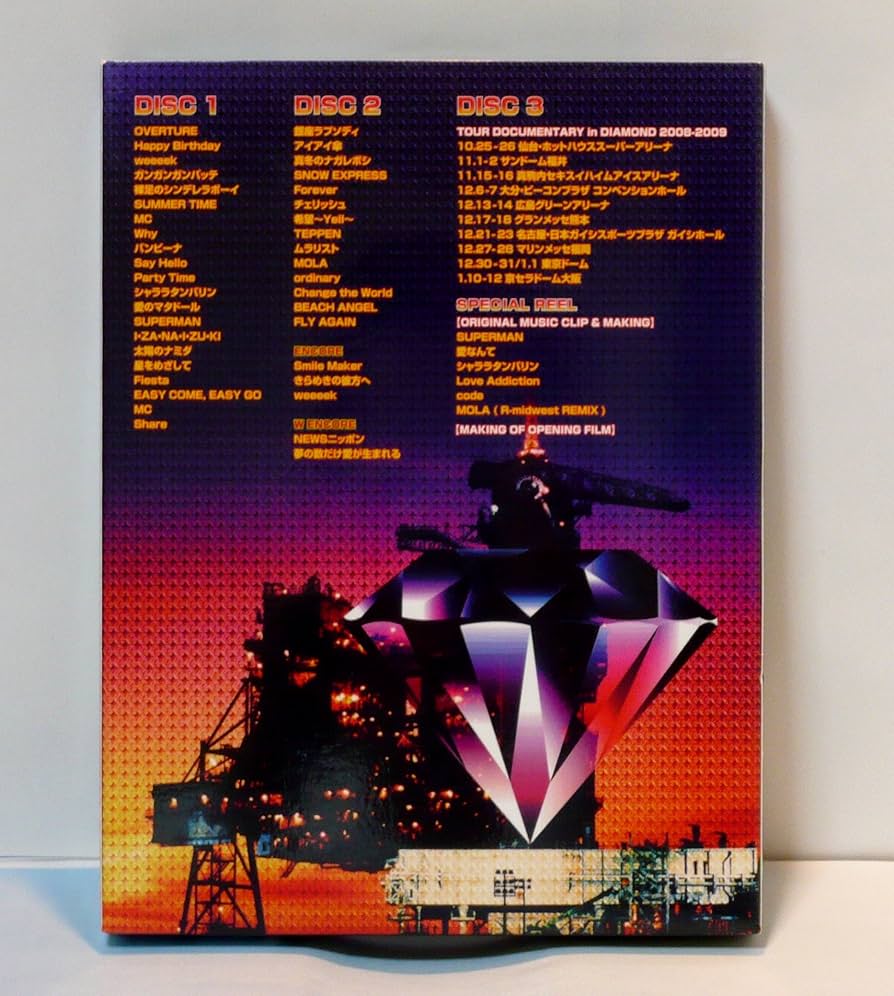 Amazon.co.jp: NEWS LIVE DIAMOND 【初回生産限定仕様】 [DVD] : NEWS: DVD