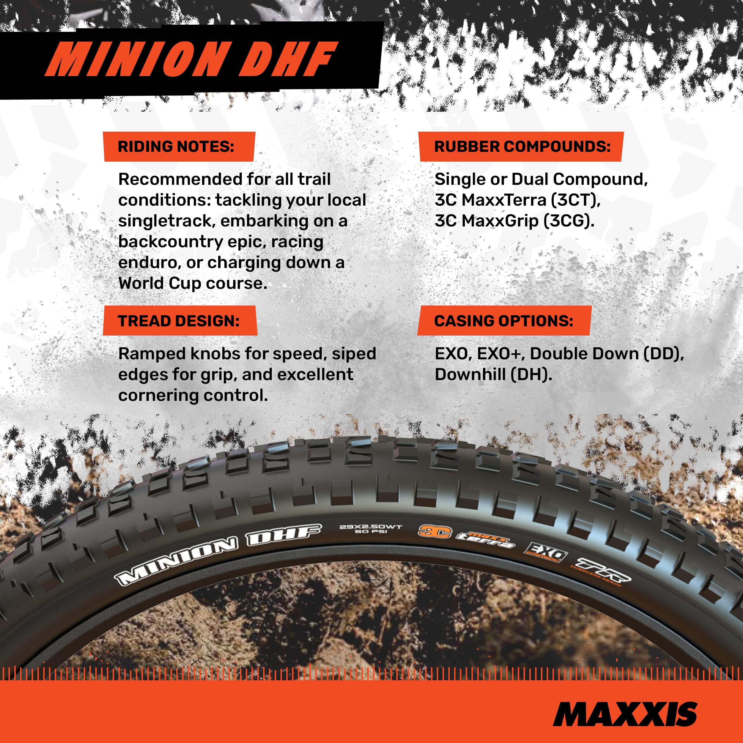 Amazon | Maxxis ミニオン DHF 29 x 2.3 60チップ デュアル