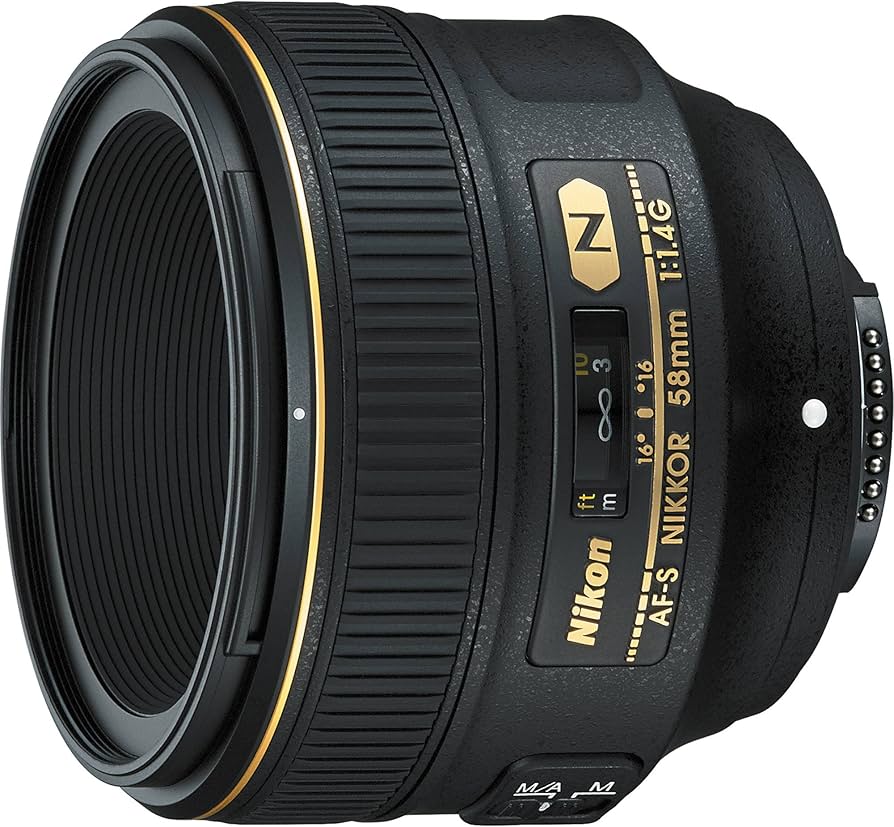 Amazon.com : Nikon AF-S FX NIKKOR 58mm f/1.4G Lens for Nikon DSLR