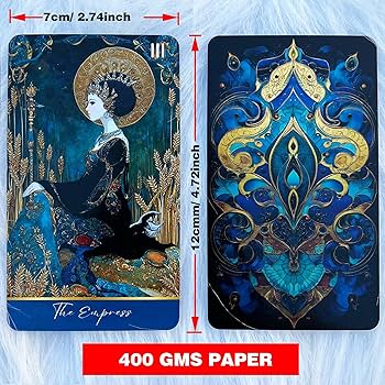 Amazon.com: DPEHAKMK Azure Arcana Tarot Deck, 78 Tarot Cards with