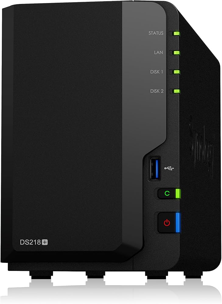 Synology 2 bay NAS DiskStation DS218+ (Diskless) : Amazon.in