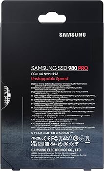 Amazon | Samsung 980 PRO 1TB PCIe SSD - 7,000 MB/s 4.0 x 4 M.2