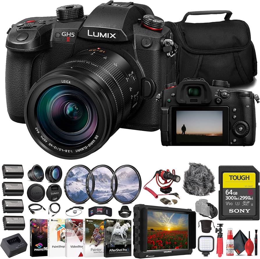 Amazon.com : Panasonic Lumix GH5 II Mirrorless Camera with 12-60mm