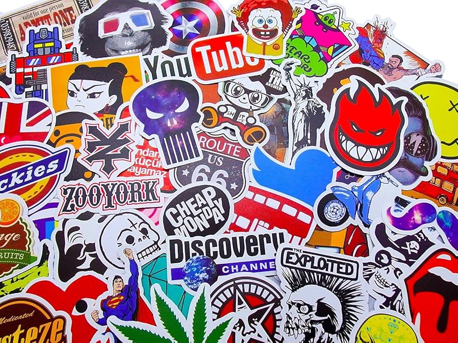 Amazon.co.jp: ステッカー 100枚セット : 文房具・オフィス用品