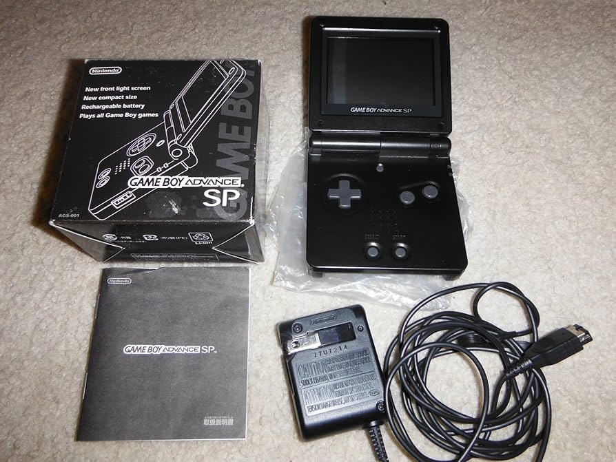 Nintendo Gameboy Advance Sp Onyx Black AGS-001 : Amazon.com.tr