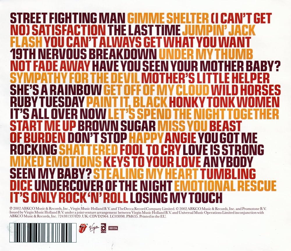 Rolling Stones - Forty Licks - Amazon.com Music