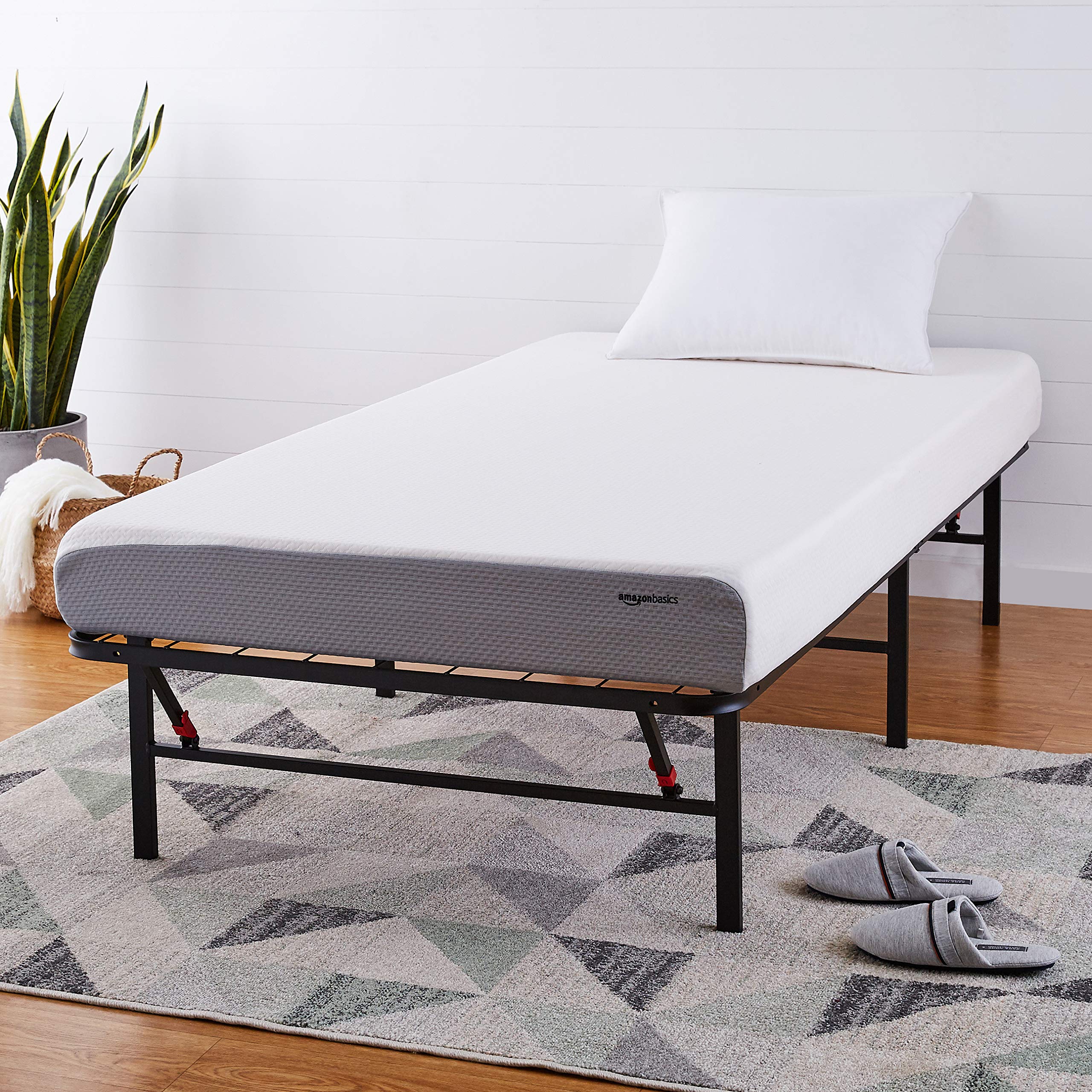 Amazon｜Amazonベーシック ベッド フレーム シングル 簡単組立て