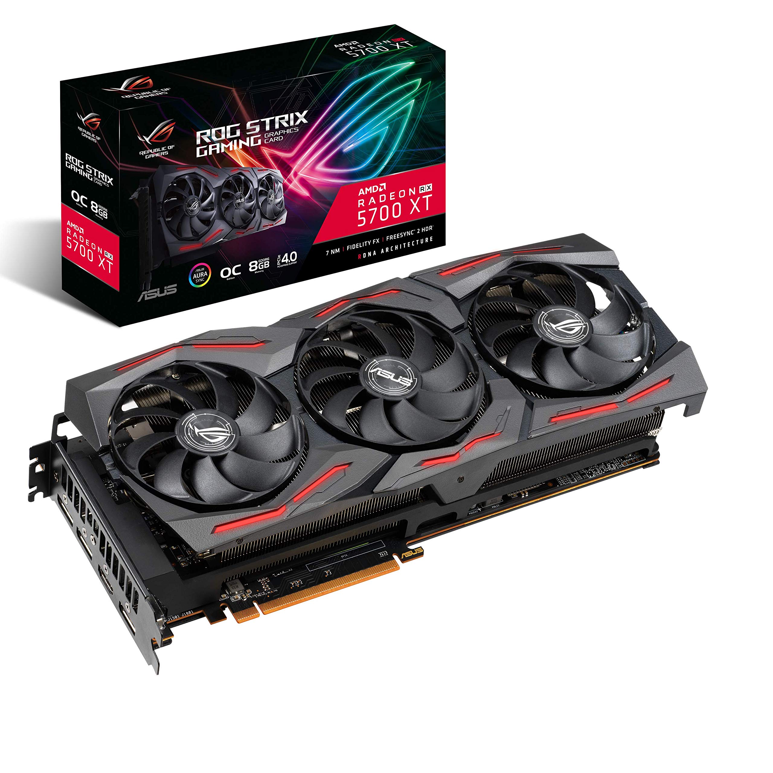 Amazon.com: ASUS ROG Strix AMD Radeon RX 5700XT Overclocked 8G
