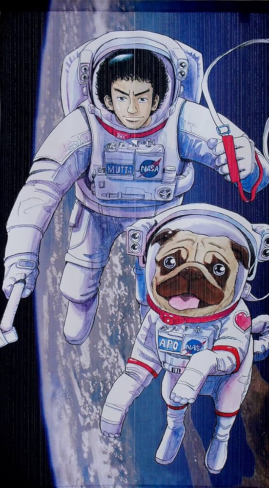 Amazon｜のれん工房 宇宙兄弟 タペストリー ポスター 宇宙 六太と