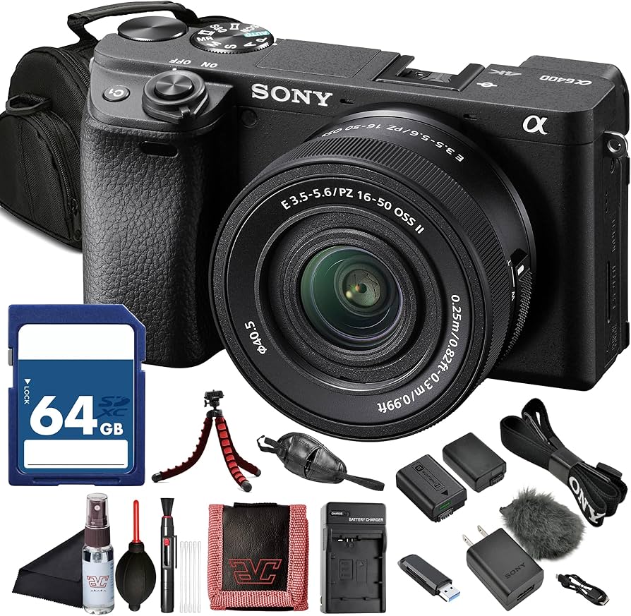 Amazon.com : Sony Alpha a6400 Mirrorless Digital Camera with 16