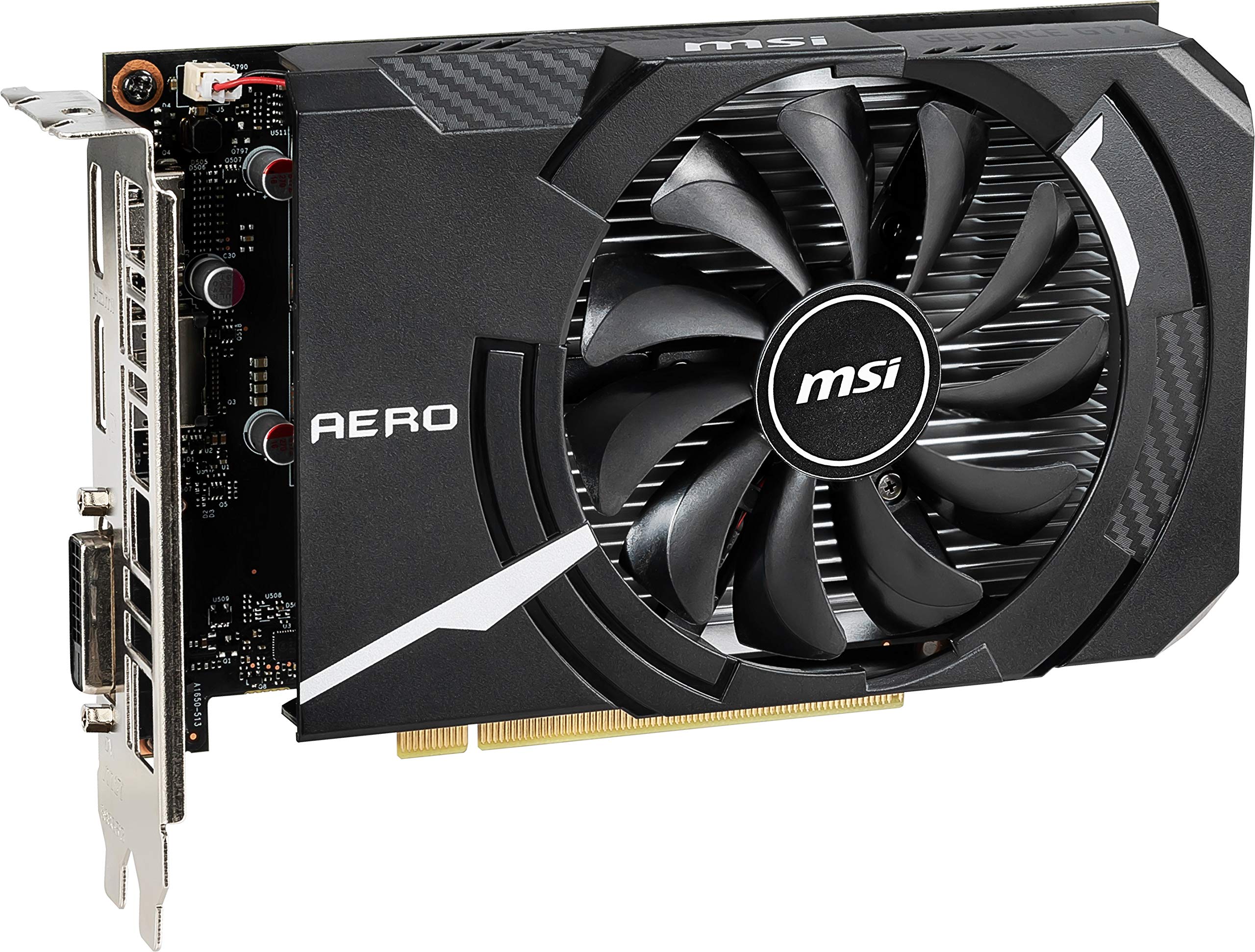 Amazon | MSI GeForce GTX 1650 AERO ITX 4G OCV1 グラフィックス
