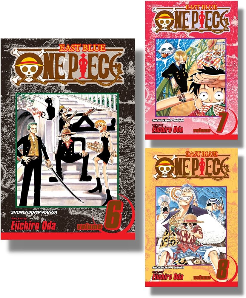 One Piece Set 1 - Vol 6 - 15 East Blue and Baroque Works: Eiichiro