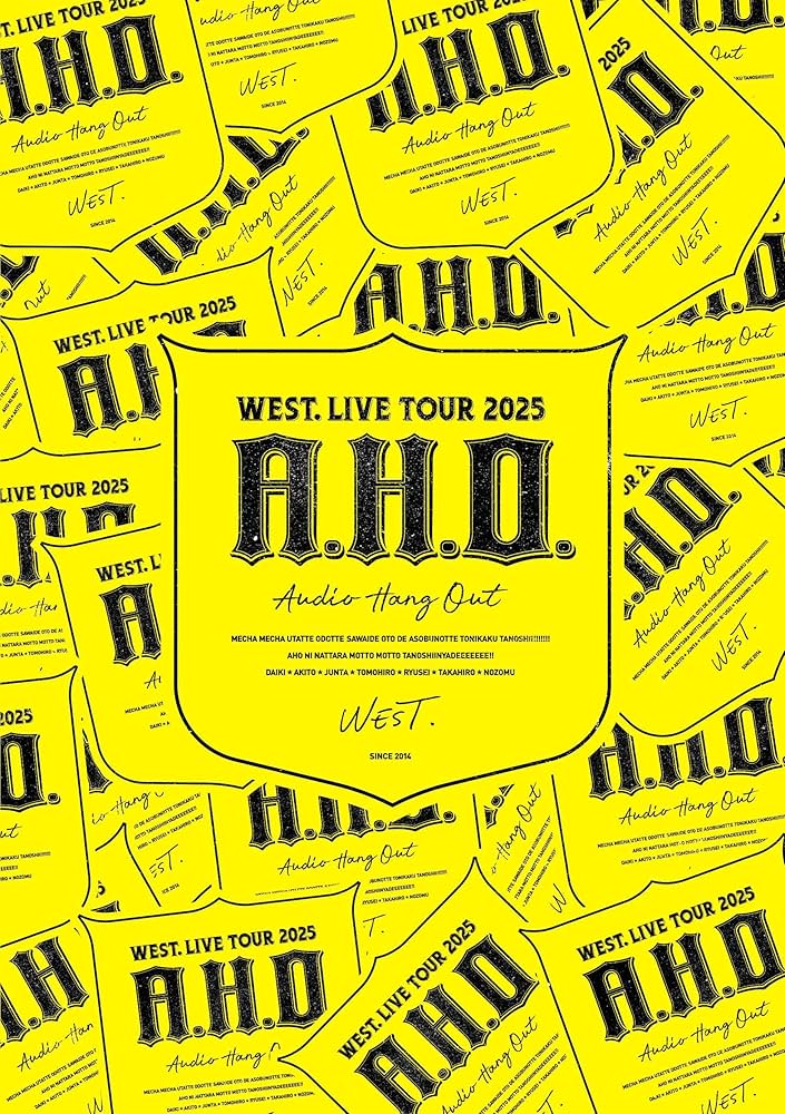 Amazon.co.jp: WEST. LIVE TOUR 2025 A.H.O. -Audio Hang Out- (通常盤