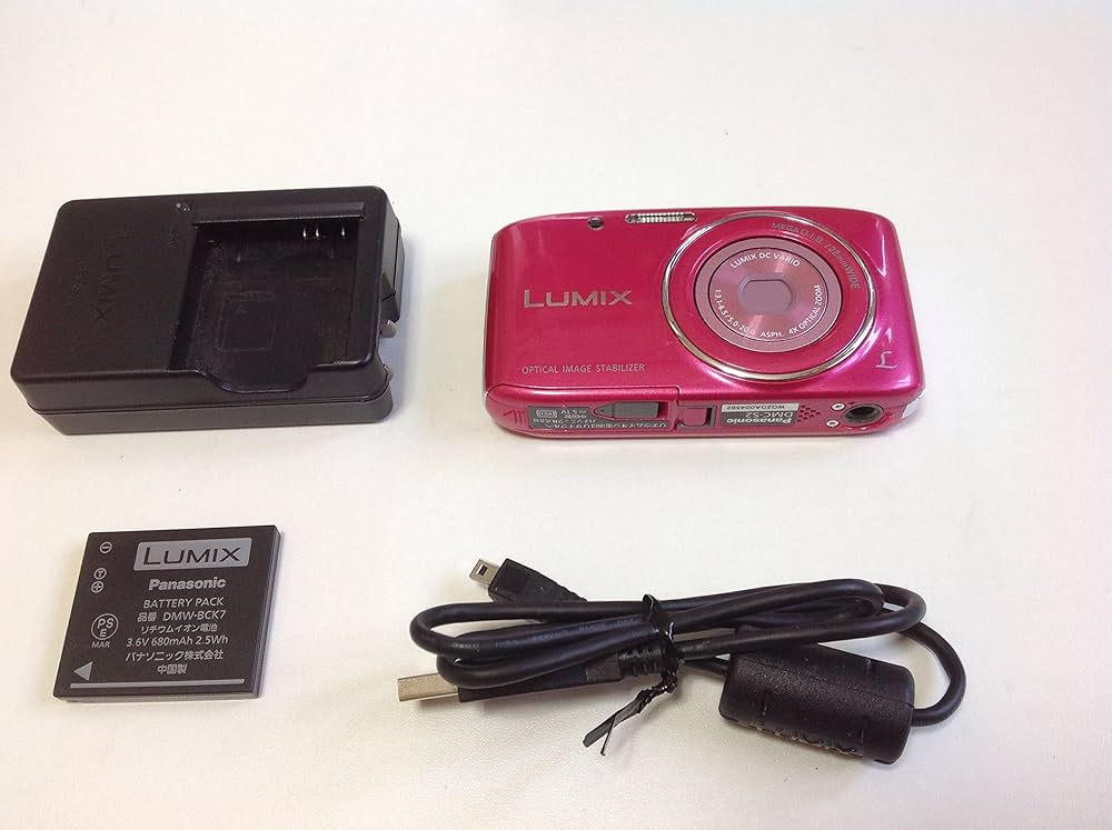 Amazon | パナソニック デジタルカメラ ルミックス S2 光学4倍 ピンク