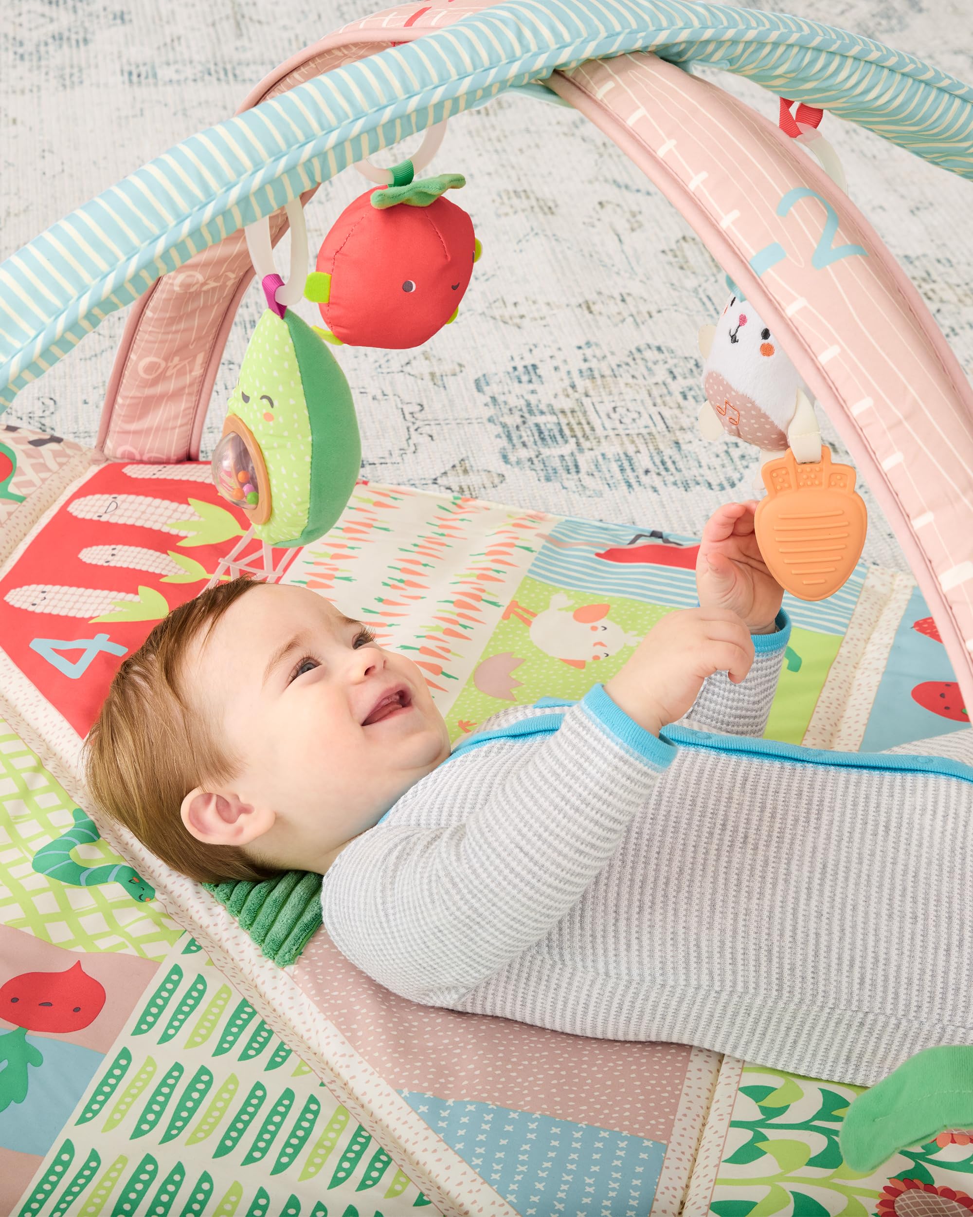 Amazon.com : Skip Hop Tummy Time Mat, 3-in-1 Activity Baby Play
