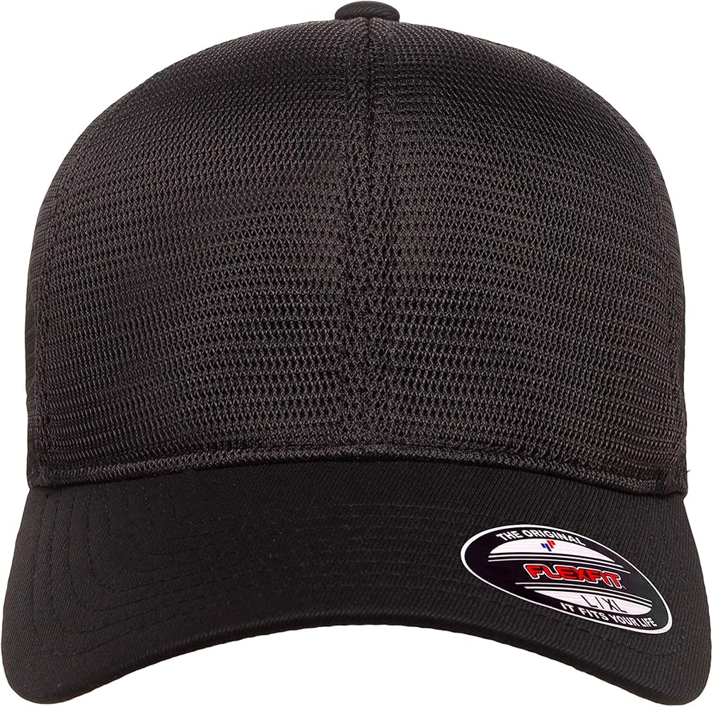 Flexfit Men's 360 Omnimesh Cap Hat, Black, S/M at Amazon Men's